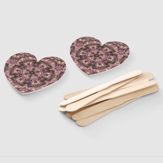 ピンクビクトリアンアンティーク ハンドファン (組立なし)