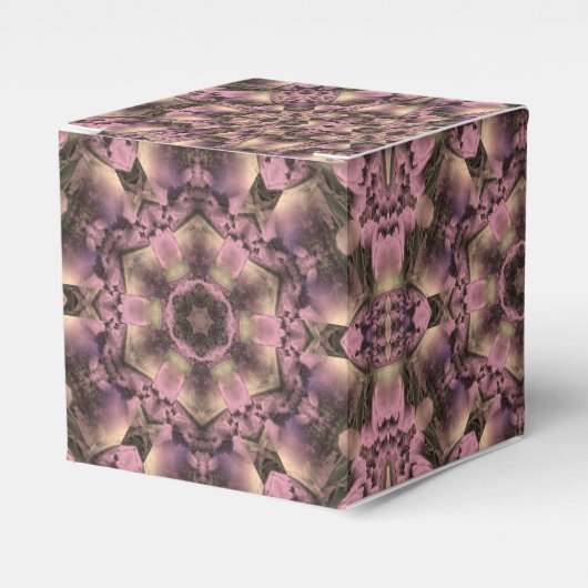 ピンクビクトリアンアンティーク フェイバーボックス (正面サイド)