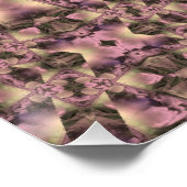 ピンクビクトリアンアンティーク ポスター (コーナー)