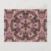 ピンクビクトリアンアンティーク ポストカード (裏面)