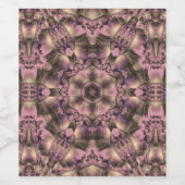 ピンクビクトリアンアンティーク ワインラベル (シングルラベル)