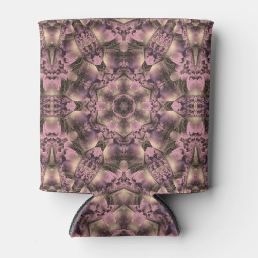 ピンクビクトリアンアンティーク 缶クーラー (正面)