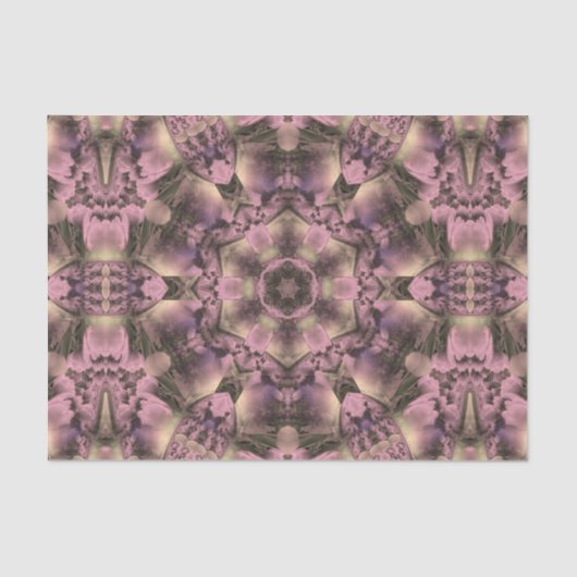 ピンクビクトリアンアンティーク 薄葉紙 (正面)