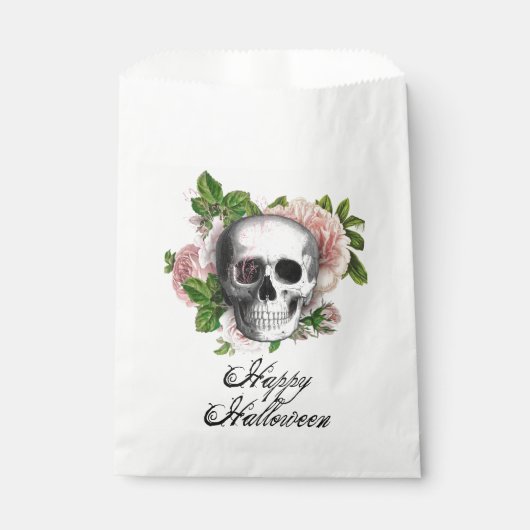 ピンクビクトリアンゴシックスカルダマスクハロウィーン フェイバーバッグ (正面)