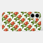 ピンクビクトリアンバラ Case-Mate iPhoneケース (裏面 (横))