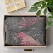 ピンクビクトリアンフラミンゴヴィンテージ 薄葉紙 (ギフト)