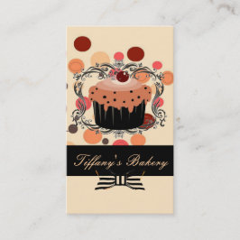 ピンクビクトリアンブティックベーカリー名刺 名刺