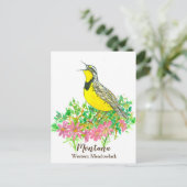 ピンクビタールートウエスタンメドワラルクモンタナ ポストカード (スタンド正面)