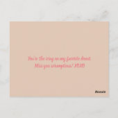 ピンクビッテンドーナツ印刷はがき ポストカード (裏面)