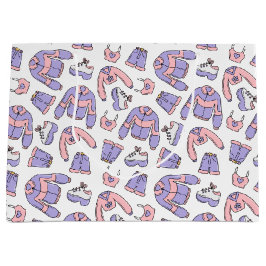 ピンクビベス90年代ファッション ラージペーパーバッグ