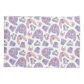 ピンクビベス90年代ファッション 枕カバー (裏面)