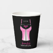 ピンクビュッシーガールズナイトアウトバチェロレッテ 紙コップ (正面)