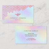 ピンクビーのロゴ 名刺 (正面/裏面)