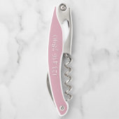 ピンクビーチハウスゲストギフトコルクスクリュ ソムリエナイフ (裏面)