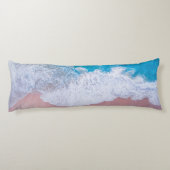 ピンクビーチバミューダパーソナライズされた ボディピロー (裏面)