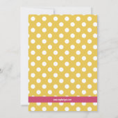 ピンクビーチパーティの招待状 招待状 (裏面)