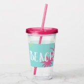 ピンクビーチ アクリルタンブラー (裏面)
