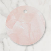 ピンクビーチ ブライズメイド パーティー ファベタグ フェイバータグ (裏面)