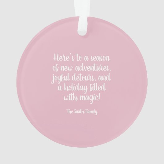 ピンクビートルオーナメント オーナメント (裏面)