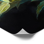 ピンクビーバームフラワーアートプリントポスター ポスター (角)