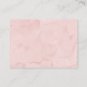 ピンクビーヒマワリ誕生日推測ゲームの数 エンクロージャーカード (裏面)