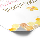 ピンクビーヒマワリ誕生日推測ゲームの数 ポスター (角)