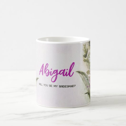 ピンクビーマイブリーズメイドフローラマグカップ コーヒーマグカップ (中央)