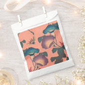 ピンクビー花クラシック北斎美術 フェイバーバッグ (クリップ留めされた状態)