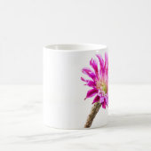 ピンクピアッツァサボテンの花の開花 コーヒーマグカップ (中央)