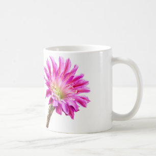 ピンクピアッツァサボテンの花の開花 コーヒーマグカップ