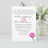 ピンクピアッツァサボテンの花の開花 招待状 (スタンド正面)