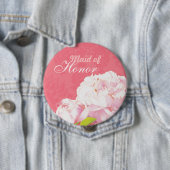 ピンクピオ結婚ニーメイド・オブ・オーナー(花嫁付き添い人) 缶バッジ (インサイチュ)