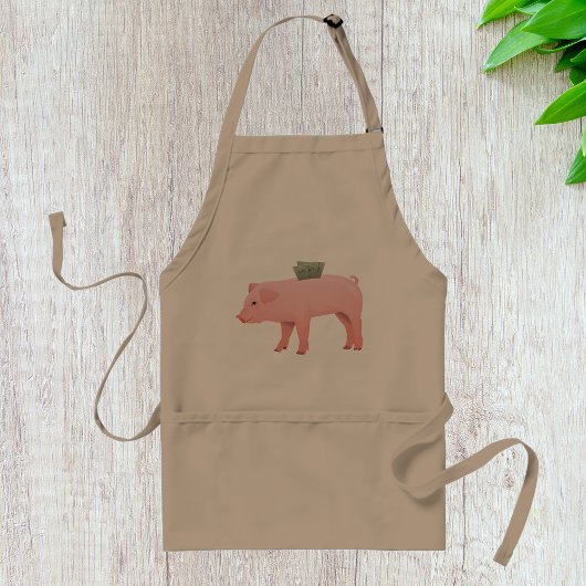 ピンクピギーバンクエプロン スタンダードエプロン