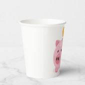 ピンクピギーバンク 紙コップ (右)