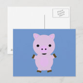 ピンクピギー ポストカード (正面/裏面)