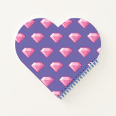 ピンクピクセルダイヤモンド ノートブック (裏面)