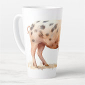 ピンクピグ カフェラテマグ (左アングル)