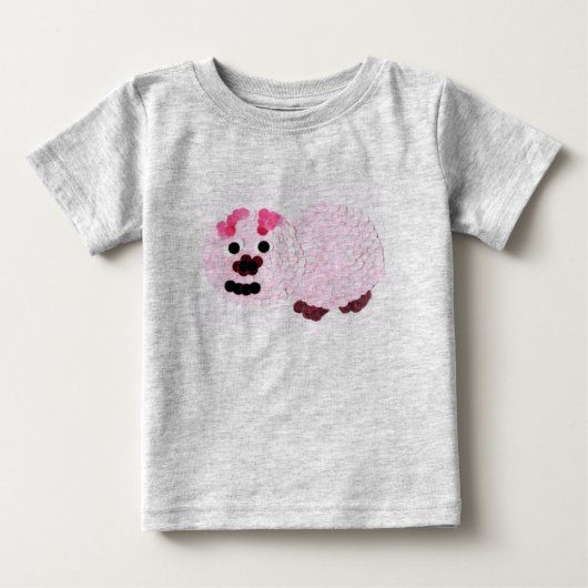 ピンクピグ ベビーTシャツ (正面)