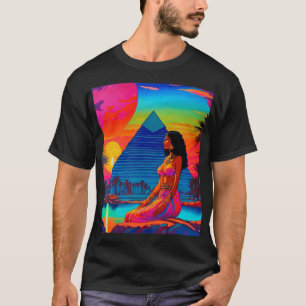 ピンクピサイケデリックラミッドプリンセス Tシャツ