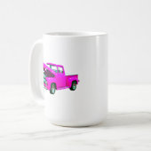 ピンクピックアップ コーヒーマグカップ (正面左)