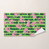 ピンクピックボールのナマケモノ🦥 ハンドタオル (ハンドタオル)