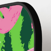 ピンクピックボールのナマケモノ🦥 ピックルボールラケット (左詳細)