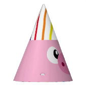 ピンクピッグパーティーハットパーティー帽子 パーティーハット (左)