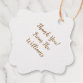 ピンクピットブルドッグベビーシャワー フェイバータグ (裏面)