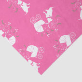 ピンクピットブルドッグベビーシャワー 薄葉紙 (詳細)