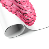 ピンクピネコーンラッピング紙 ラッピングペーパー (ロールコーナー)