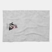 ピンクピンアップウィッチ キッチンタオル (横)