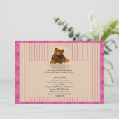 ピンクピンスプレイテディベアベビー発表 案内状 (スタンド正面)