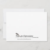 ピンクピンスプレイテディベアベビー発表 案内状 (裏面)