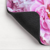 ピンクピーオンサマーフローラブーケ マウスパッド (コーナー)